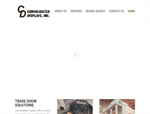 Tablet Screenshot of consolidated-displays.com